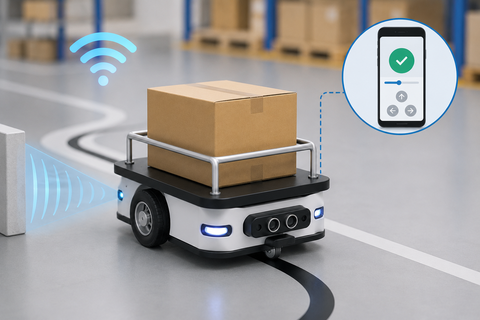 Nghiên cứu phát triển mô hình robot tự hành AGV hướng tới ứng dụng trong kho hàng thông minh